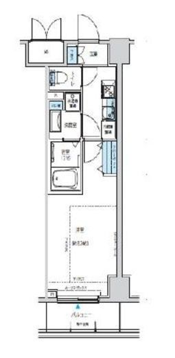 リージア経堂イーストプレイス 203 間取り図