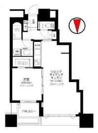 ドゥ・トゥール 48階 間取り図