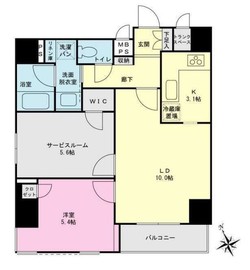 プライムネクサス新橋 201 間取り図