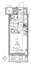 クラリッサ川崎ブルーノ 2階 間取り図