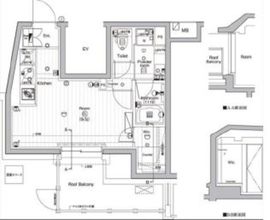 プレミアムキューブ下北沢 4階 間取り図