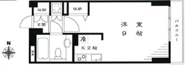 中野桃園シティハウス 811 間取り図