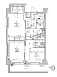 クリアルプレミア明大前 501 間取り図