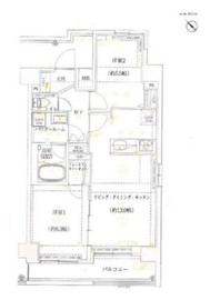 マキシヴ王子トラディス 10階 間取り図
