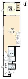 ウェルスクエア目黒祐天寺 102 間取り図