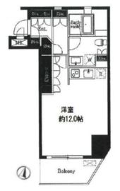 アピス神宮外苑 4階 間取り図