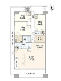 港北センターヒルズ 4階 間取り図