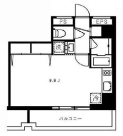 広尾ウエスト 8階 間取り図