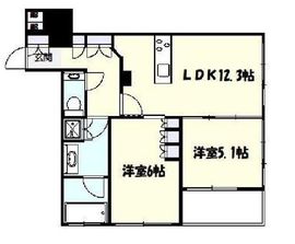 ティープエンテ 8階 間取り図