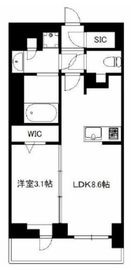 クレストコート大岡山 406 間取り図