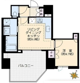 アトラス文京小石川 2階 間取り図