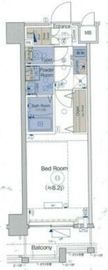 エステムプラザ横濱関内 206 間取り図