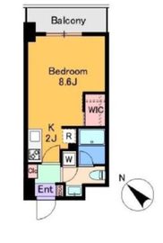 クレド新横浜 1007 間取り図