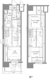 ZOOM新宿御苑前 1501 間取り図