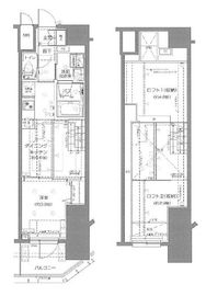 ZOOM新宿御苑前 12階 間取り図