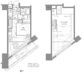 ZOOM新宿御苑前 12階 間取り図