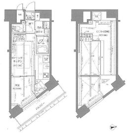 ZOOM新宿御苑前 15階 間取り図