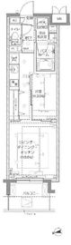ZOOM新宿御苑前 708 間取り図