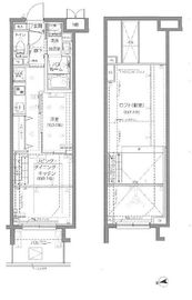 ZOOM新宿御苑前 1508 間取り図