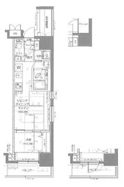 ZOOM新宿御苑前 1109 間取り図