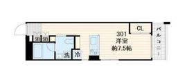 LUMIEC un Sakurashinmachi North (ルミークアン桜新町ノース) 301 間取り図