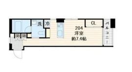 LUMIEC un Sakurashinmachi North (ルミークアン桜新町ノース) 204 間取り図