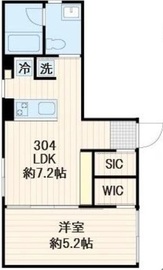 LUMIEC un Sakurashinmachi North (ルミークアン桜新町ノース) 304 間取り図