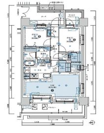 カルミネ西葛西 2階 間取り図