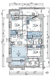 カルミネ西葛西 6階 間取り図