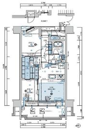 カルミネ西葛西 5階 間取り図