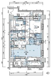 カルミネ西葛西 6階 間取り図