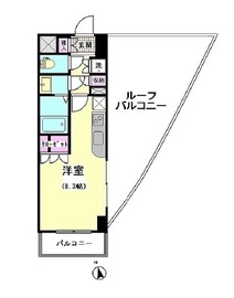 エスティメゾン大井仙台坂 806 間取り図