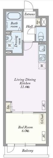 新宿WEST PLACE 102 間取り図