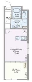 新宿WEST PLACE 301 間取り図