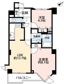 ベルテ代々木上原2 1階 間取り図