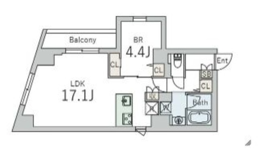 GranDuo下北沢12 501 間取り図