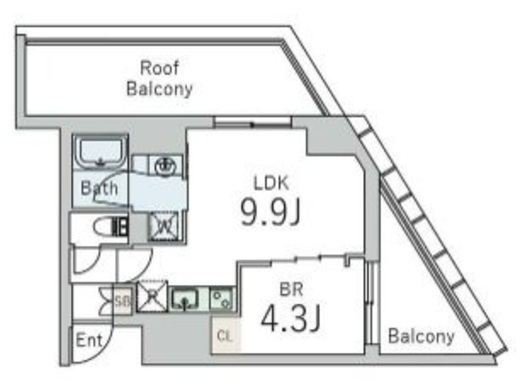 GranDuo下北沢12 503 間取り図