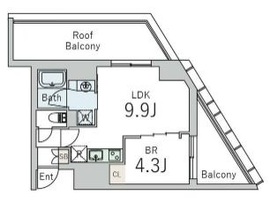 GranDuo下北沢12 503 間取り図