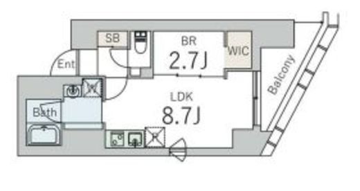 GranDuo下北沢12 604 間取り図