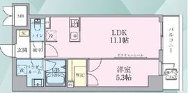 Salute Tachikawa 503 間取り図