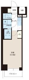 レオーネ錦糸町 201 間取り図