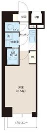レオーネ錦糸町 401 間取り図