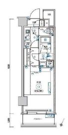 LEXE AZEST横濱関内 2階 間取り図