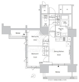 ザ・パークハビオ目白タワー 1301 間取り図