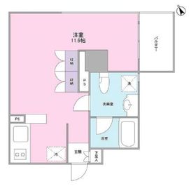 ルモーデセンター北 612 間取り図
