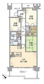 グランドメゾン東戸塚 2階 間取り図