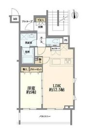 コンシェリア東京ザレジデンス 2階 間取り図