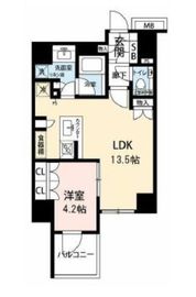 サンクレイドル御苑内藤町 7階 間取り図
