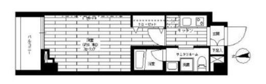 ステージファースト仲御徒町 4階 間取り図