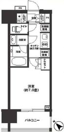 リビオレゾン勝どきnex 5階 間取り図